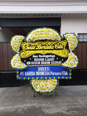 Papan Bunga Duka di Kaliawi Persada